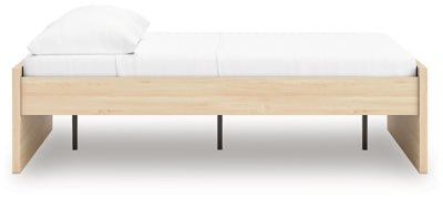 Onita Full Platform Bed - Light Brown Platform Bed modern furniture Contempo Furniture