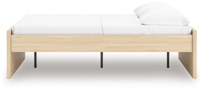 Onita Full Platform Bed - Light Brown Platform Bed modern furniture Contempo Furniture