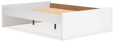 Onita Full Platform Bed - White Platform Bed modern furniture Contempo Furniture