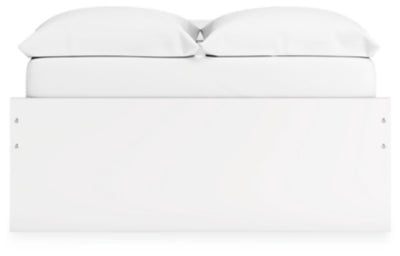Onita Full Platform Bed with 2 Side Storage - White Storage Bed modern furniture Contempo Furniture