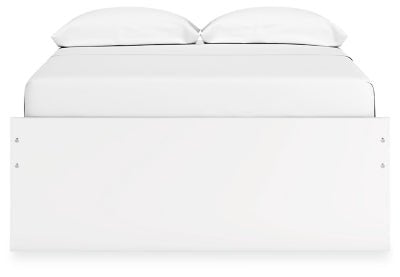 Onita Full Platform Bed with 2 Side Storage - White Storage Bed modern furniture Contempo Furniture