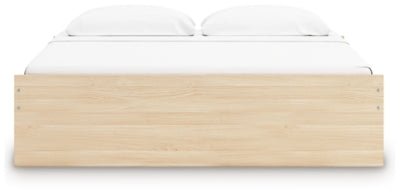 Onita King Platform Bed - Light Brown Platform Bed modern furniture Contempo Furniture
