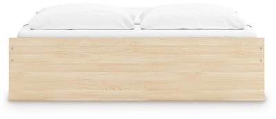 Onita King Platform Bed - Light Brown Platform Bed modern furniture Contempo Furniture