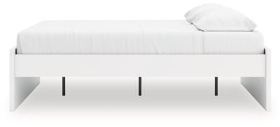 Onita King Platform Bed - White Platform Bed modern furniture Contempo Furniture