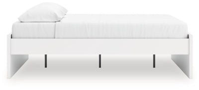 Onita King Platform Bed - White Platform Bed modern furniture Contempo Furniture