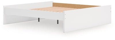 Onita King Platform Bed - White Platform Bed modern furniture Contempo Furniture