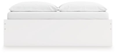 Onita King Platform Bed with 2 Side Storage - White Storage Bed modern furniture Contempo Furniture