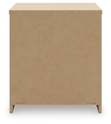 Onita Nightstand - Light Brown Accent Nightstand modern furniture Contempo Furniture