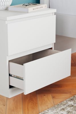Onita Nightstand - White Accent Nightstand modern furniture Contempo Furniture
