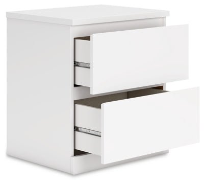 Onita Nightstand - White Accent Nightstand modern furniture Contempo Furniture