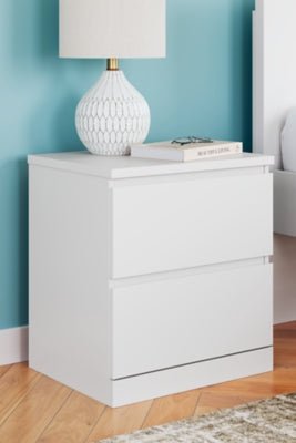 Onita Nightstand - White Accent Nightstand modern furniture Contempo Furniture