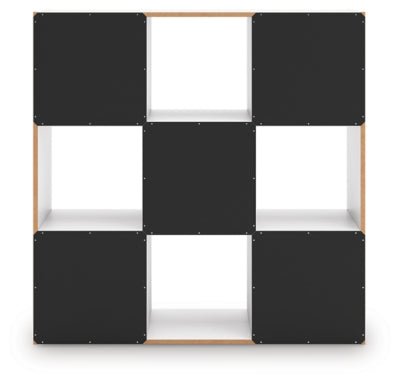 Onita Nine Cube Organizer - White Cube Organizers modern furniture Contempo Furniture