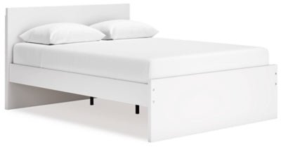Onita Queen Panel Platform Bed - White Panel Bed modern furniture Contempo Furniture