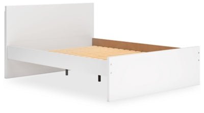 Onita Queen Panel Platform Bed - White Panel Bed modern furniture Contempo Furniture
