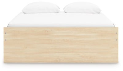 Onita Queen Platform Bed - Light Brown Platform Bed modern furniture Contempo Furniture