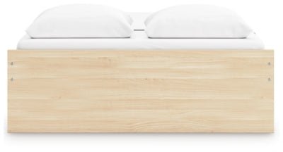 Onita Queen Platform Bed - Light Brown Platform Bed modern furniture Contempo Furniture