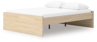 Onita Queen Platform Bed - Light Brown Platform Bed modern furniture Contempo Furniture