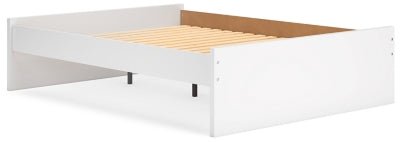 Onita Queen Platform Bed - White Platform Bed modern furniture Contempo Furniture