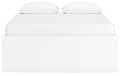 Onita Queen Platform Bed with 2 Side Storage - White Storage Bed modern furniture Contempo Furniture