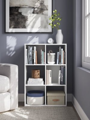 Onita Six Cube Organizer - White Cube Organizers modern furniture Contempo Furniture