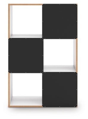 Onita Six Cube Organizer - White Cube Organizers modern furniture Contempo Furniture