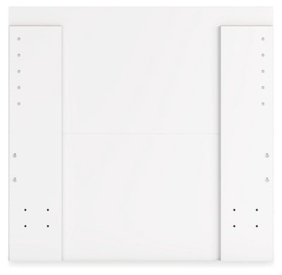 Onita Twin Panel Platform Bed - White Panel Bed modern furniture Contempo Furniture