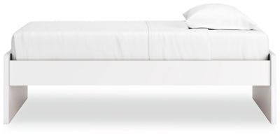 Onita Twin Platform Bed - White Platform Bed modern furniture Contempo Furniture