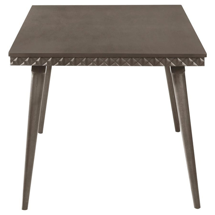 Onslow - Rectangular Wood Dining Table - Dark Brown Dining Table modern furniture Contempo Furniture