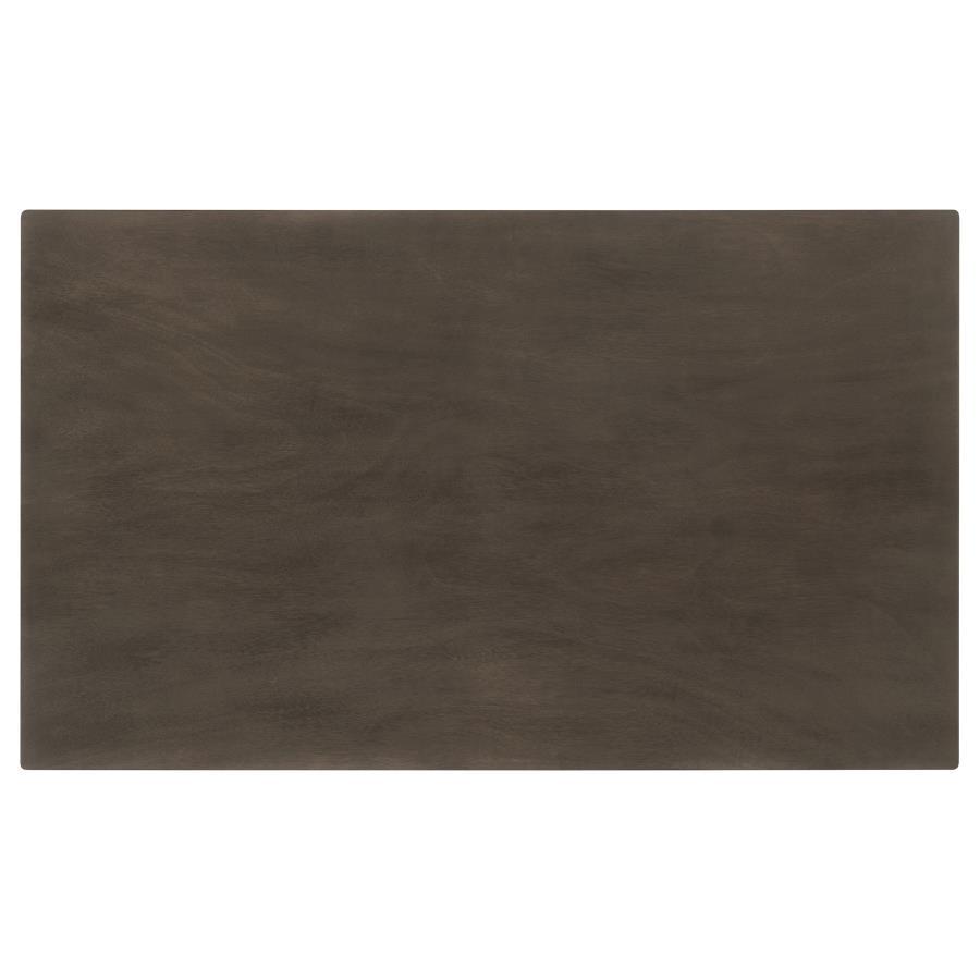 Onslow - Rectangular Wood Dining Table - Dark Brown Dining Table modern furniture Contempo Furniture