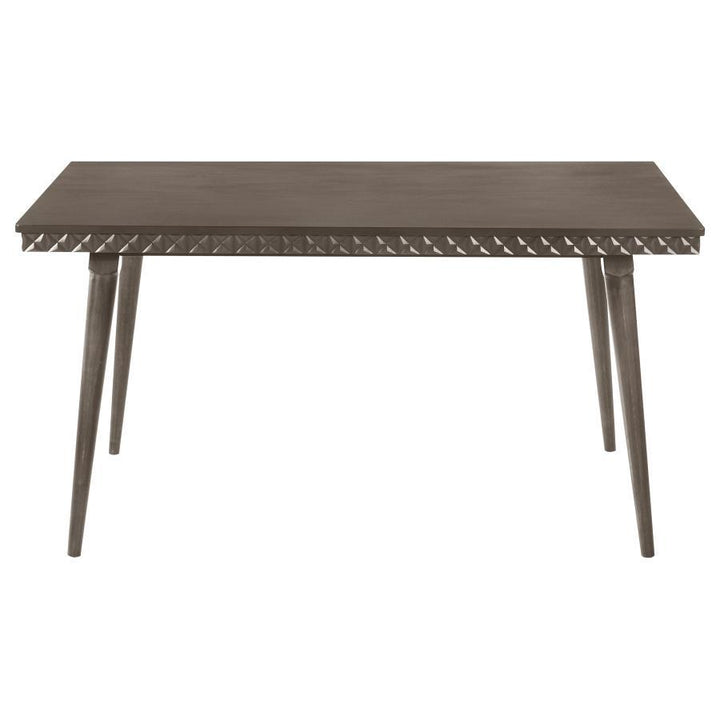 Onslow - Rectangular Wood Dining Table - Dark Brown Dining Table modern furniture Contempo Furniture