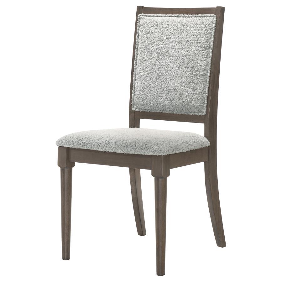 Onslow - Upholstered Dining Side Chair (Set of 2) - Dark Brown Chair Set modern furniture Contempo Furniture
