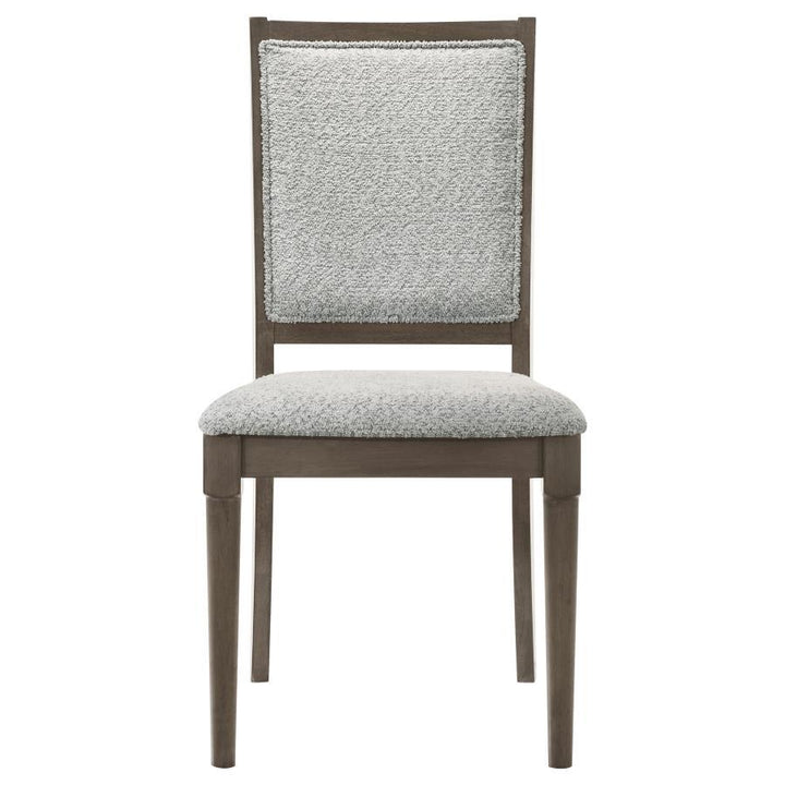 Onslow - Upholstered Dining Side Chair (Set of 2) - Dark Brown Chair Set modern furniture Contempo Furniture