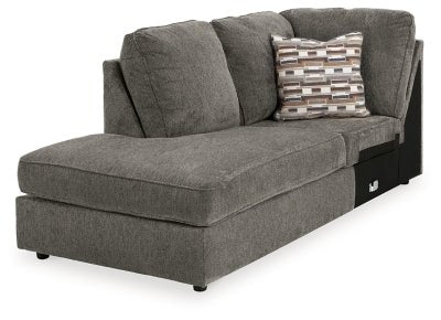 O'Phannon Left - Arm Facing Corner Chaise - Beige Chaise modern furniture Contempo Furniture