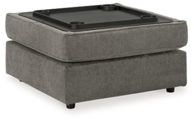 O'Phannon Ottoman With Storage - Beige Storage Ottoman modern furniture Contempo Furniture