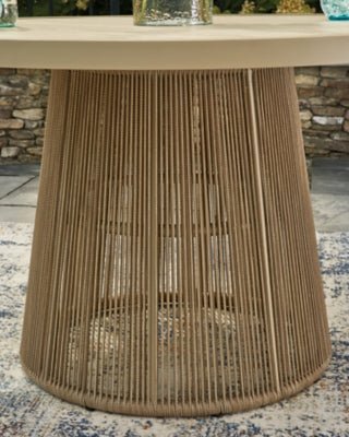 Orchard Beach Outdoor Dining Table - Beige Dining Table modern furniture Contempo Furniture