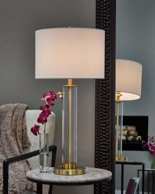 Orenman Table Lamp (Set of 2) - White Table Lamp modern furniture Contempo Furniture
