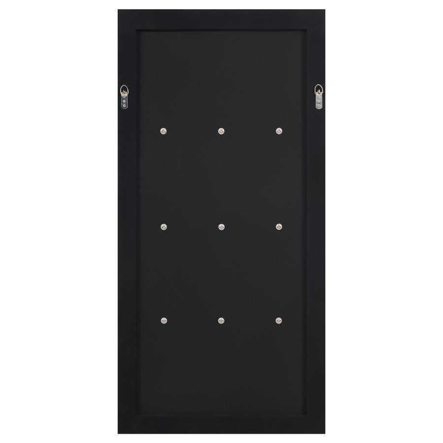 Oriel - Rectangular 3 - Shelf Wall Mirror - Silver Wall Mirror modern furniture Contempo Furniture