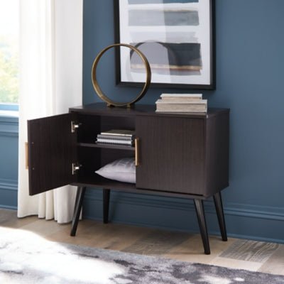 Orinfield Accent Cabinet - Dark Brown Accent Cabinet modern furniture Contempo Furniture