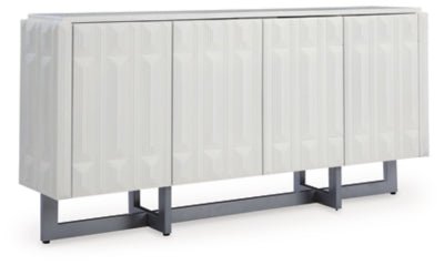 Ornawel Accent Cabinet - White Accent Cabinet modern furniture Contempo Furniture