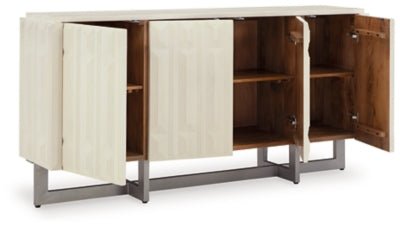 Ornawel Accent Cabinet - White Accent Cabinet modern furniture Contempo Furniture