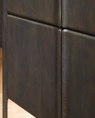 Orsonal Accent Cabinet - Dark Brown Accent Cabinet modern furniture Contempo Furniture