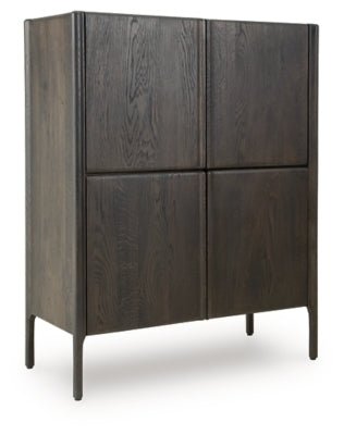 Orsonal Accent Cabinet - Dark Brown Accent Cabinet modern furniture Contempo Furniture