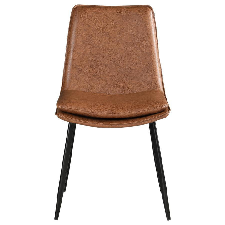 Ortega - Upholstered Dining Side Chair (Set of 2) - Coffee Chair Set modern furniture Contempo Furniture