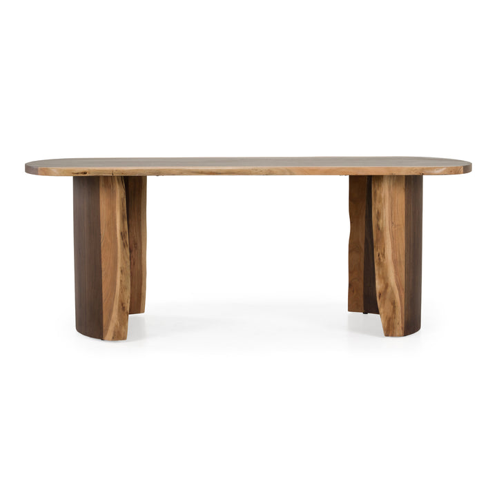 Orville - Modern Live Edge Acacia Dining Table