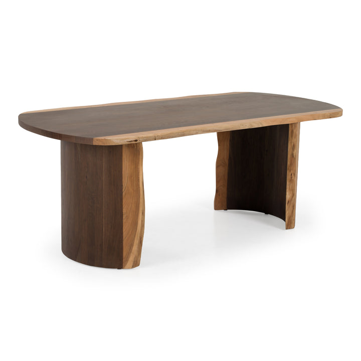 Orville - Modern Live Edge Acacia Dining Table