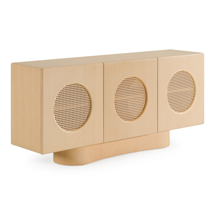 Osaka  Modern Natural Ash + Rattan Buffet