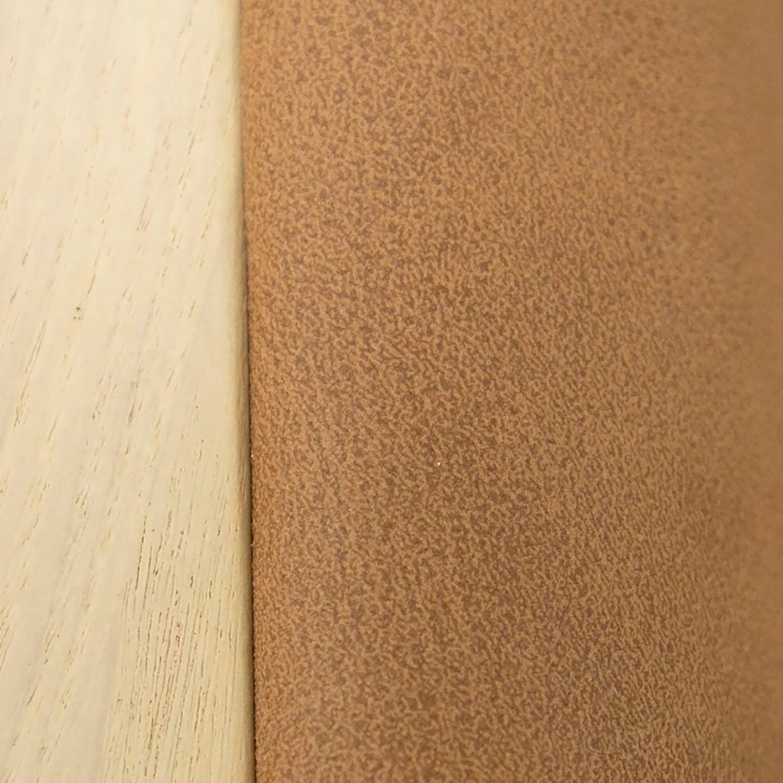 Osaka - Modern Natural Ash  Rust Fabric Dining Chair