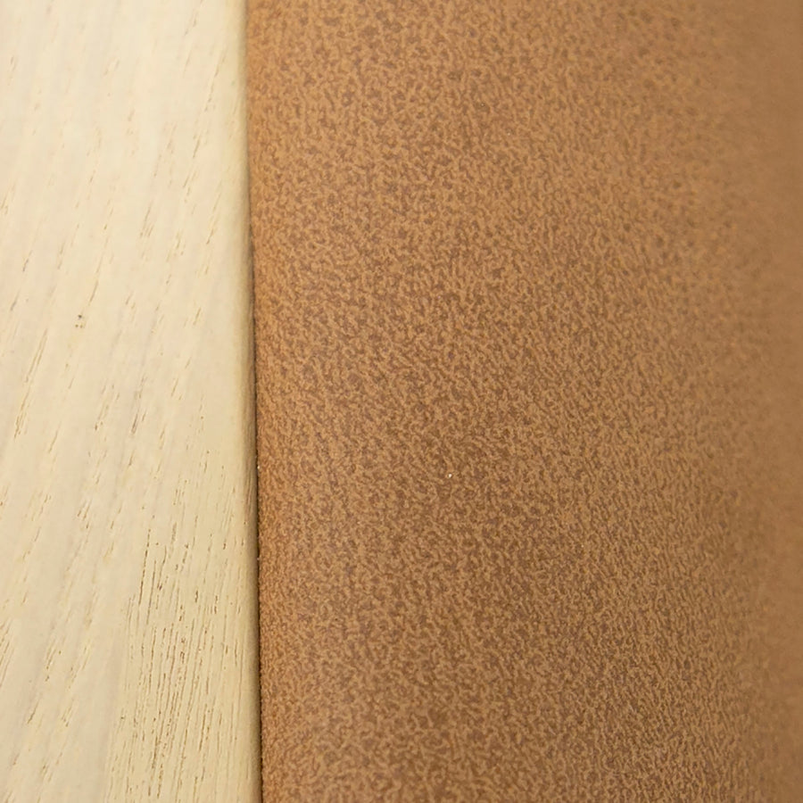 Osaka - Modern Natural Ash  Rust Fabric Dining Chair