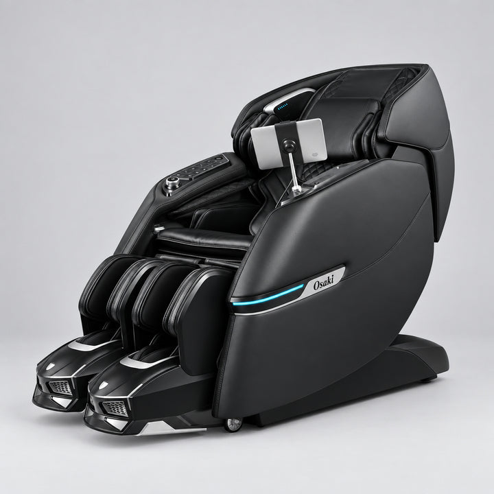Osaki OS-Trion Flex Duo Massage Chair - black perspective view