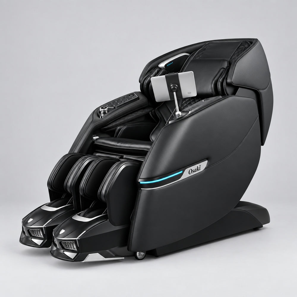 Osaki OS-Trion Flex Duo Massage Chair - black perspective view